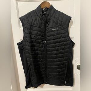Eddie Bauer Men's Dark Quilted Vest